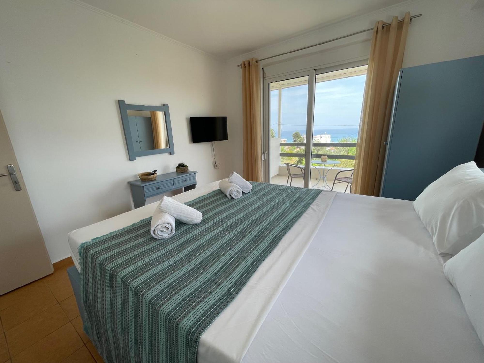 Plastiras Sea View Apartments Archangelos  Bagian luar foto
