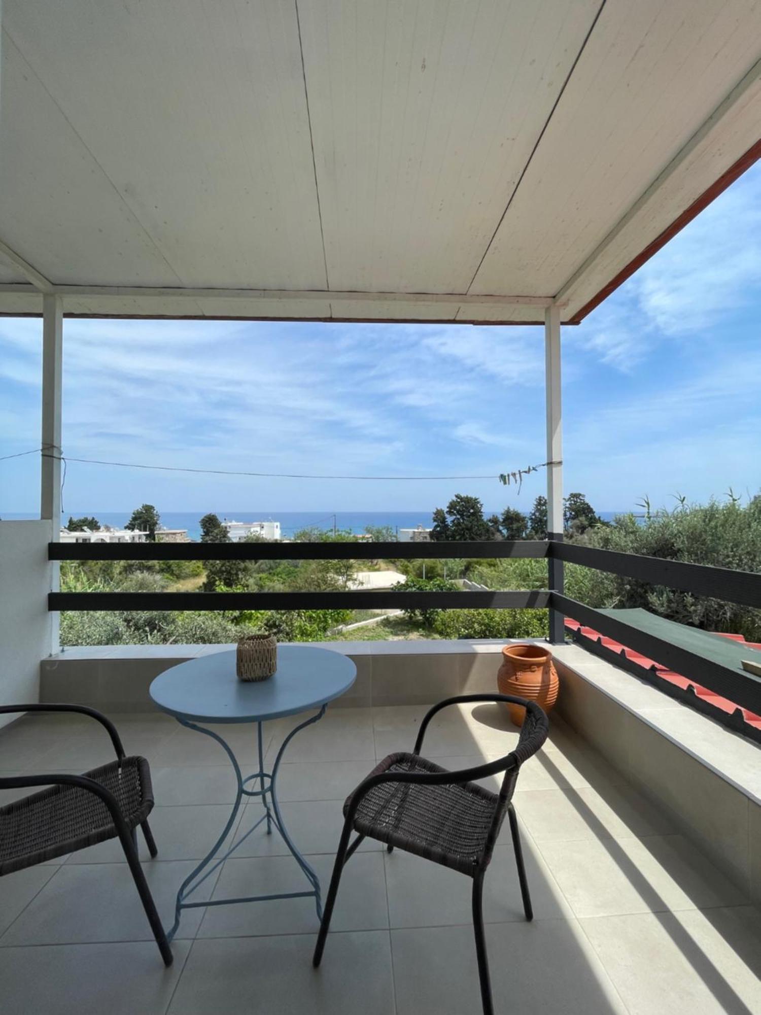 Plastiras Sea View Apartments Archangelos  Bagian luar foto